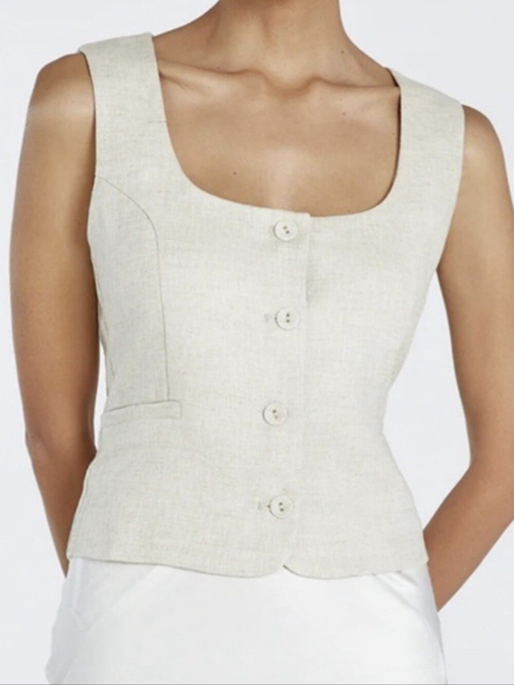 DISSH Oscar Linen Vest Sz 6